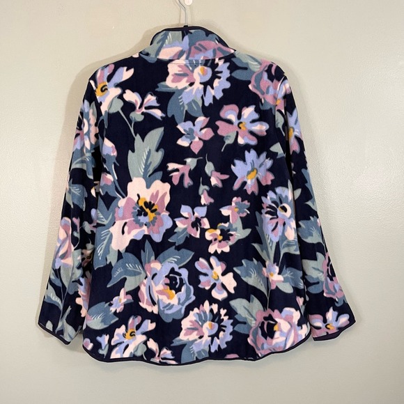 Vera Bradley Women's Sporty Fleece Pullover Garden Long Sleeve Tops Size XL NWT - Picture 2 of 9